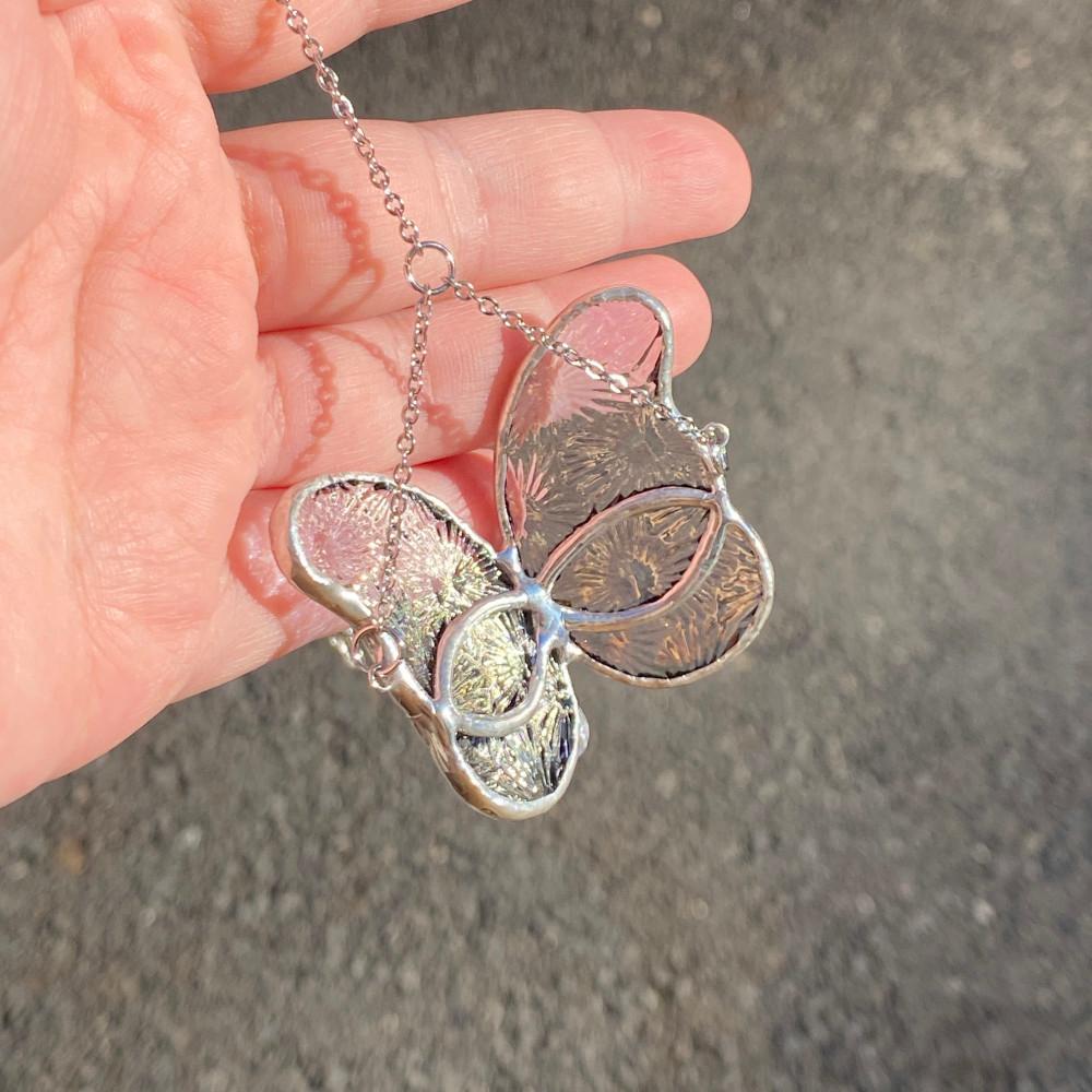 스테인드글라스 나비 차량용 썬캐쳐 유리공예 썬캐처 / 율 유리작업실