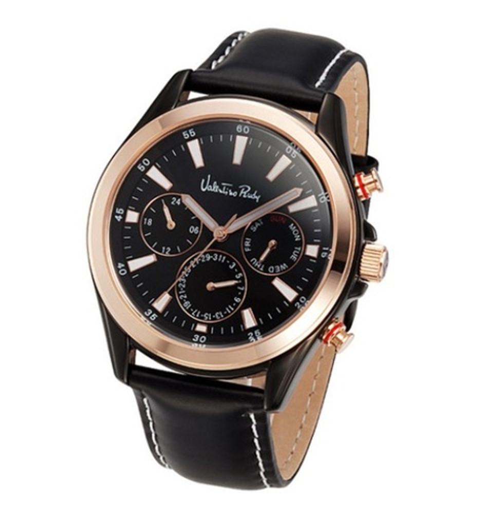 [발렌티노루디시계] VR6605-RGBK 남성용 가죽밴드시계 [한국본사정품]