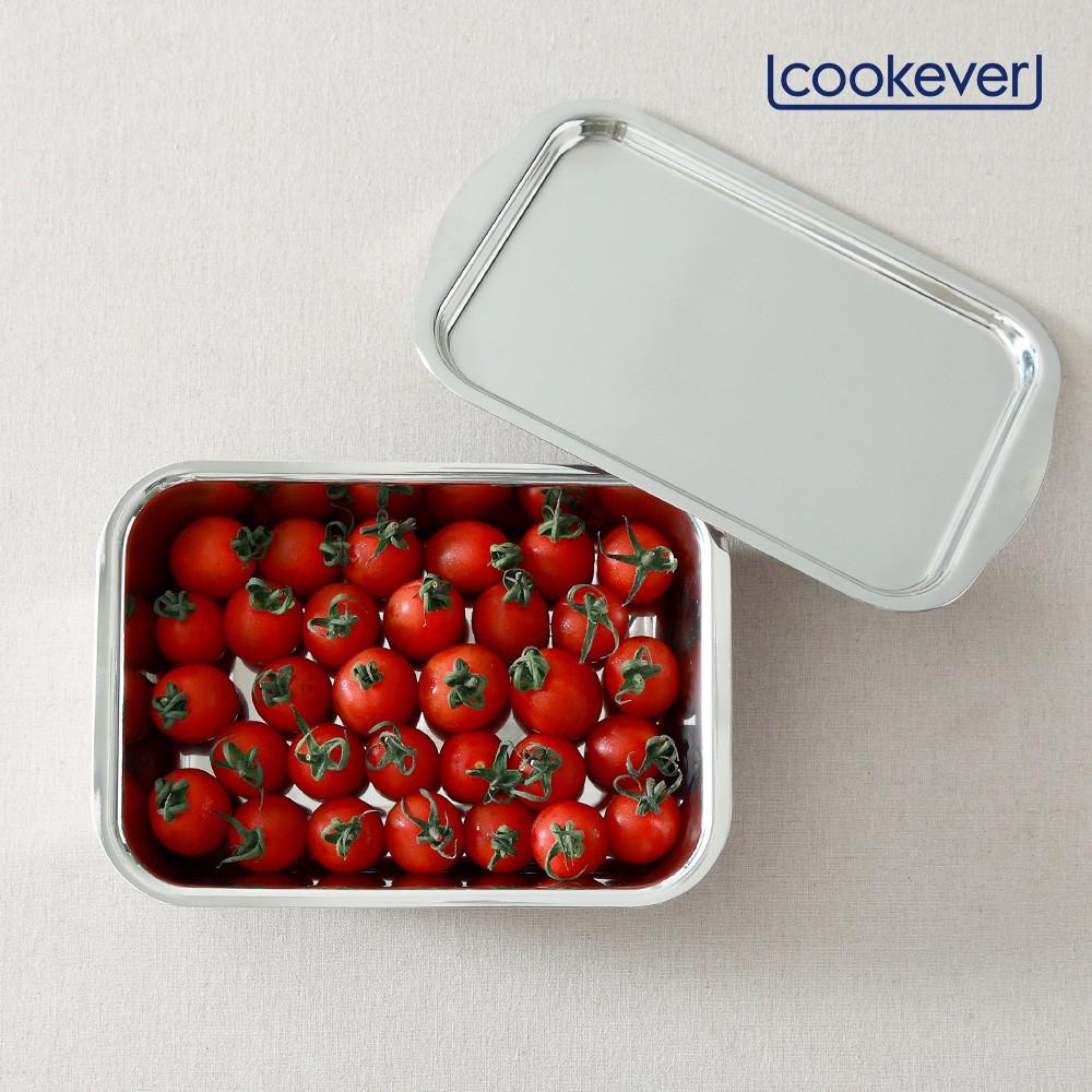 쿡에버 신밧드 스텐 사각 트레이 소 / STS304 스테인리스 밧드