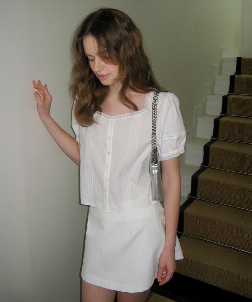 Peony Lace Blouse - Ivory