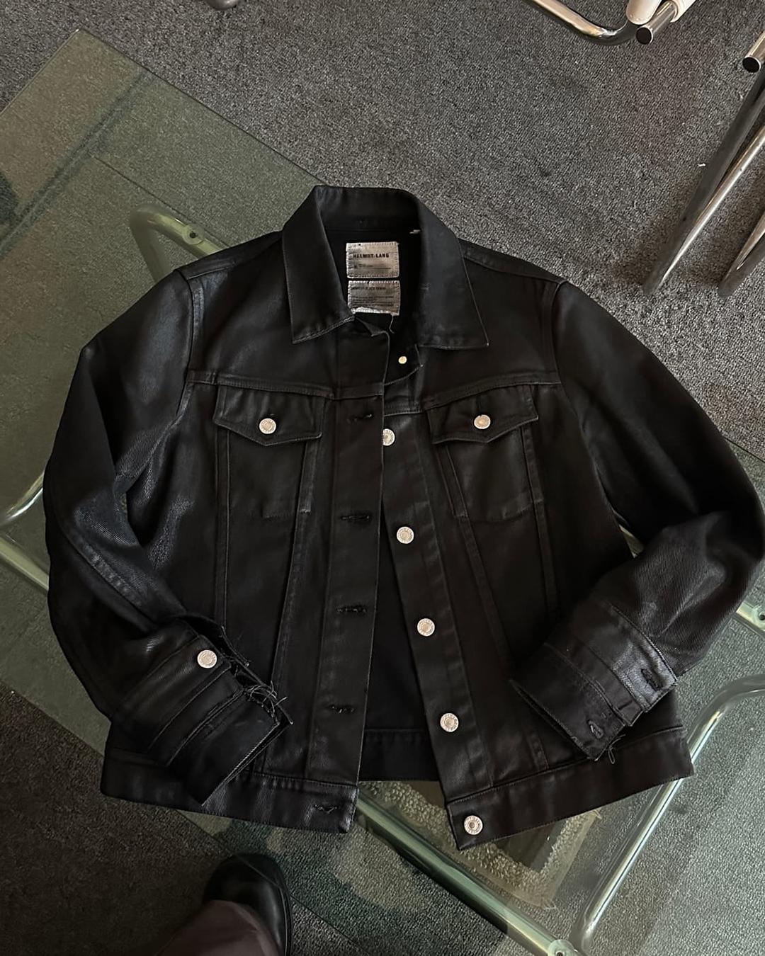 1999 Helmut Lang coated denim jacket | 후루츠패밀리