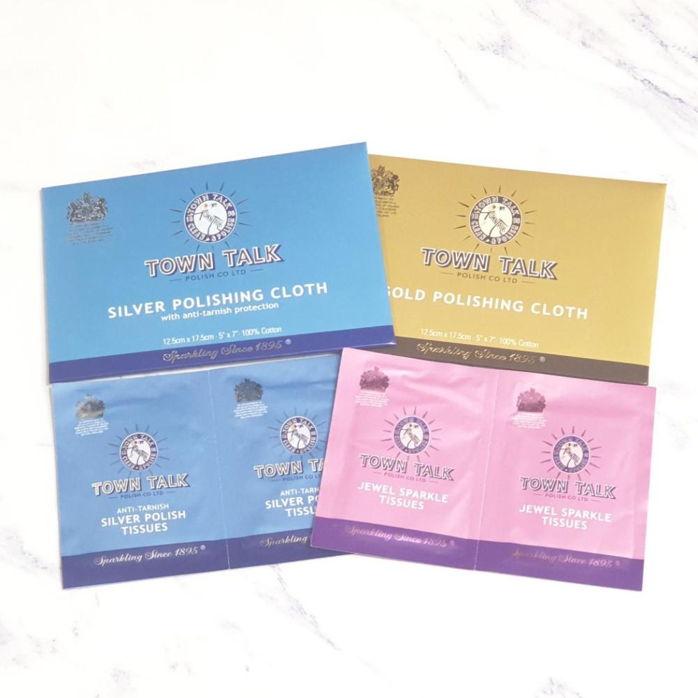 골드 실버 폴리싱천+티슈 키트  타운톡 악세사리 쥬얼리 세척 금 은 광택천 변색 방지