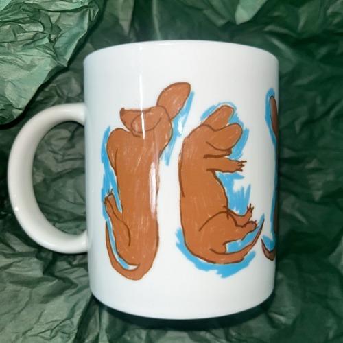 물비늘 나의 강아지 살구 머그컵