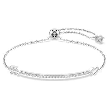 Idyllia 브레이슬릿, 믹스 컷, 애로우, 화이트, 로듐 플래팅