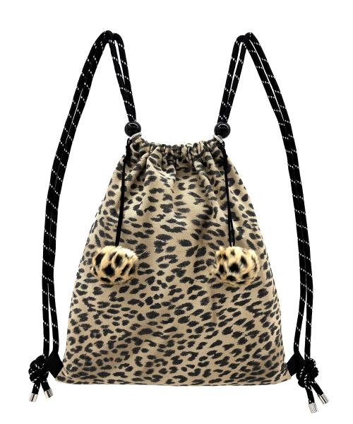 퍼 폼폼스 짐색 [브라운 레오파드]