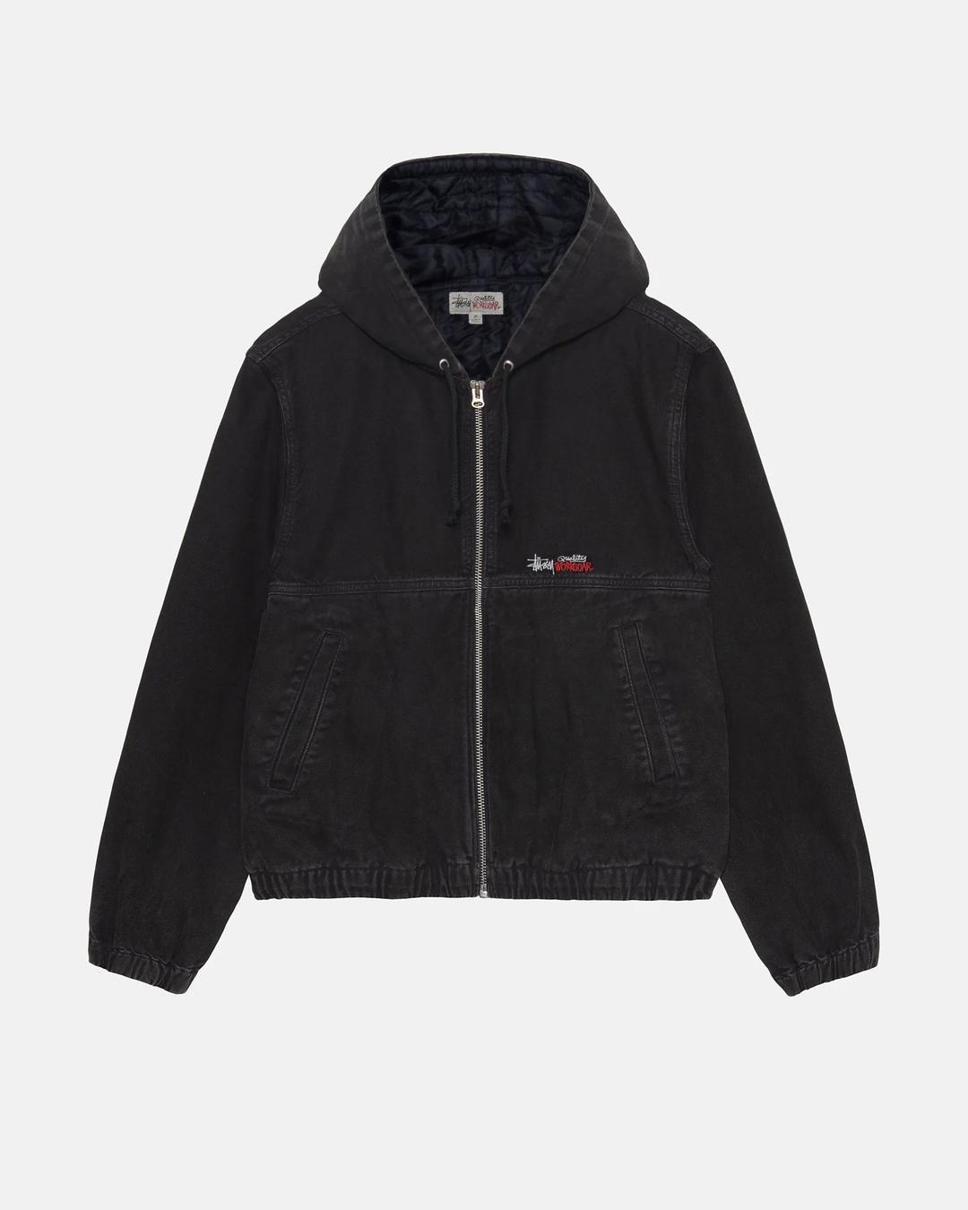 WORK JACKET INSULATED CANVAS - Black / S