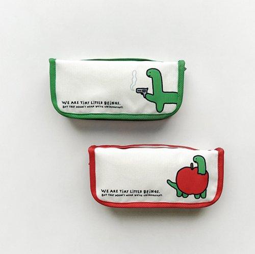 패브릭 사각 멀티 파우치