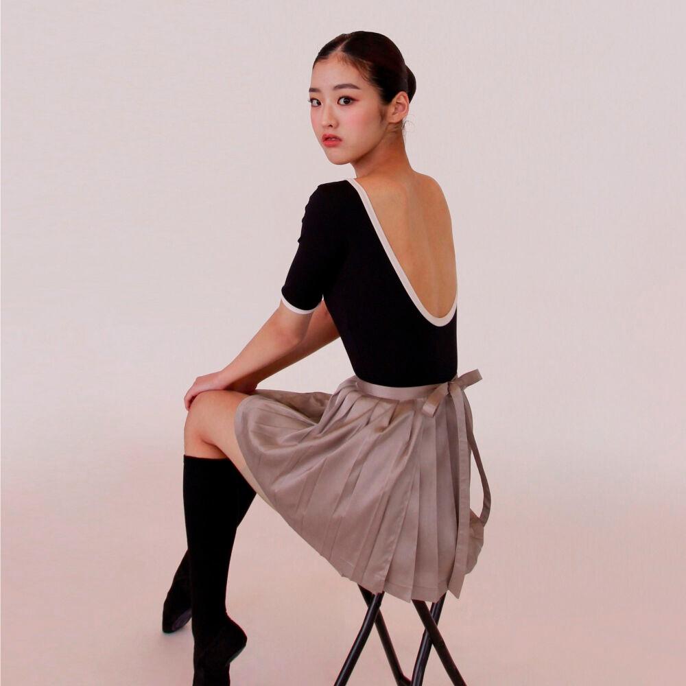 1 스커트 (브론즈) 발레스커트 주름스커트 발레복
