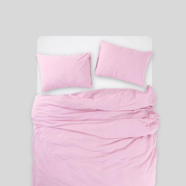 베이직 이불 커버_핑크