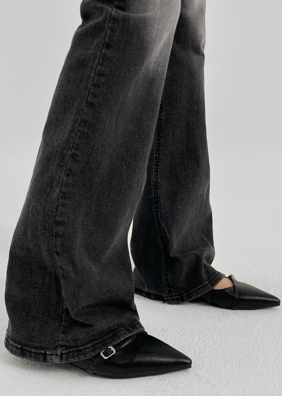 햇팅 스트랩 스틸레토 슬링백