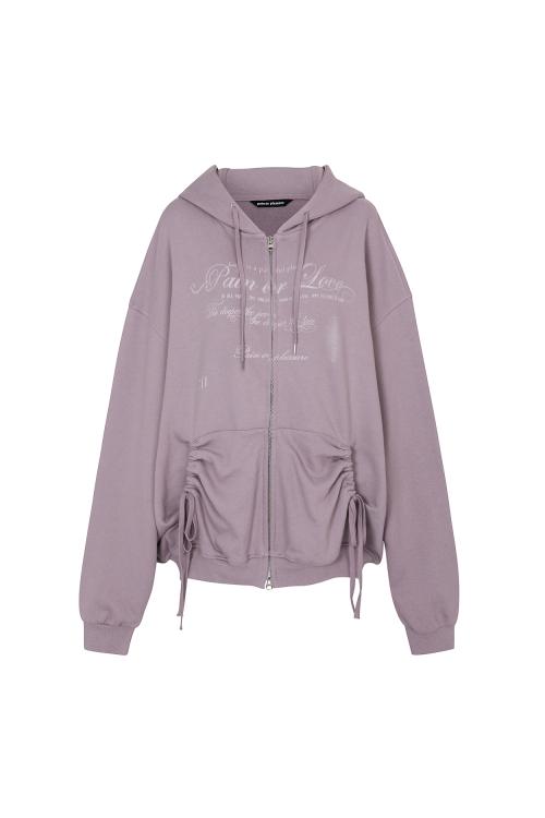 FOG 2WAY HOOD ZIP-UP purple