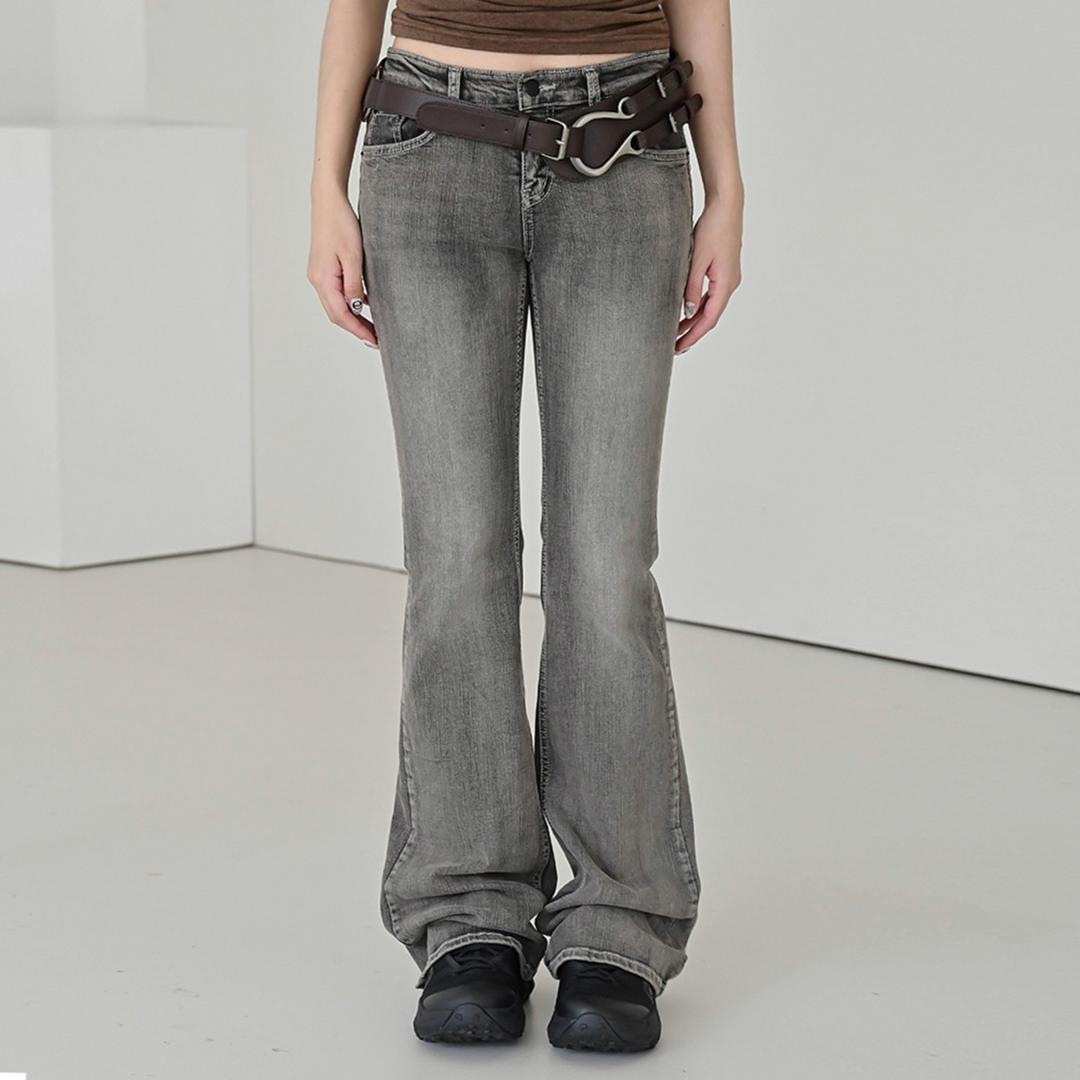 테번 애쉬 부츠컷 데님팬츠