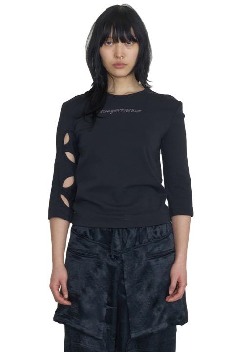 3-Quarter Cutout Tee, Bustle