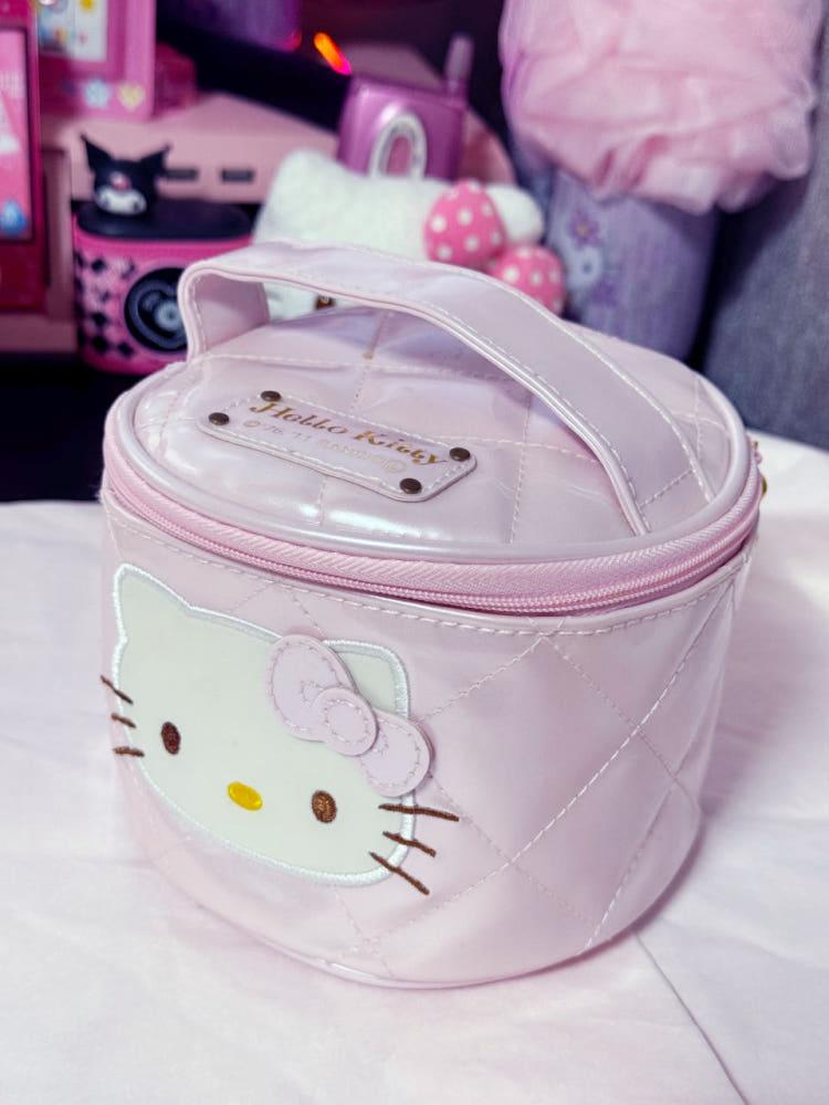 산리오 고전 희귀 헬로 키티 빈티지 레트로 소품모음 보관함 수납함 컵잔 접시 그릇 파우치