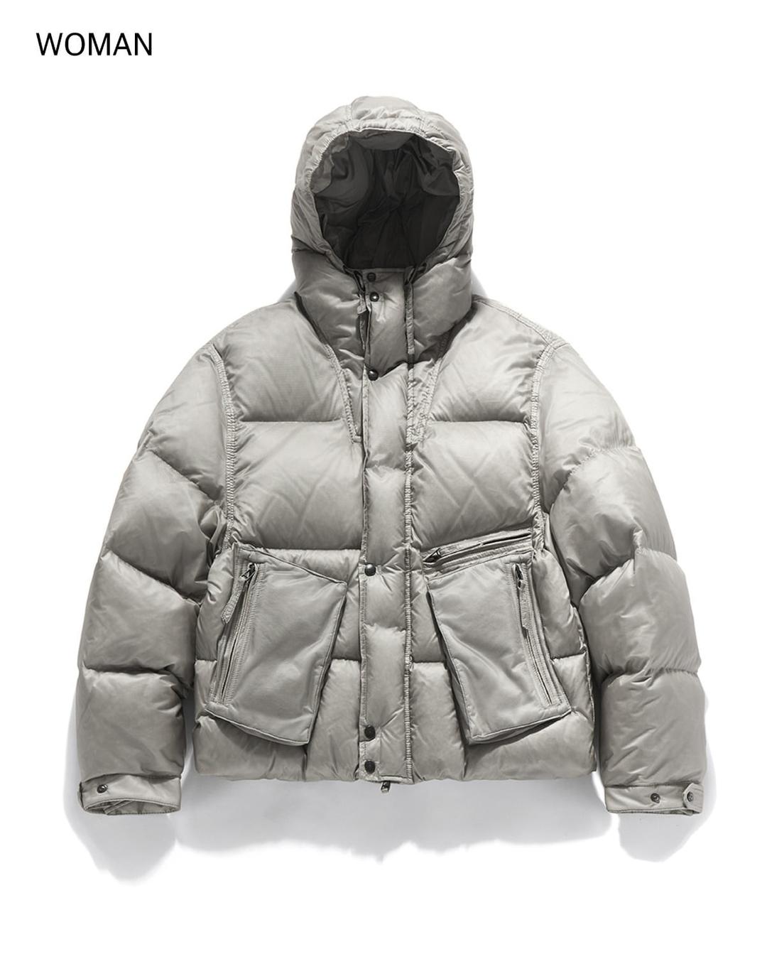 (WOMAN) AIRBORNE SHORT DOWN JUMPER / L.GREY