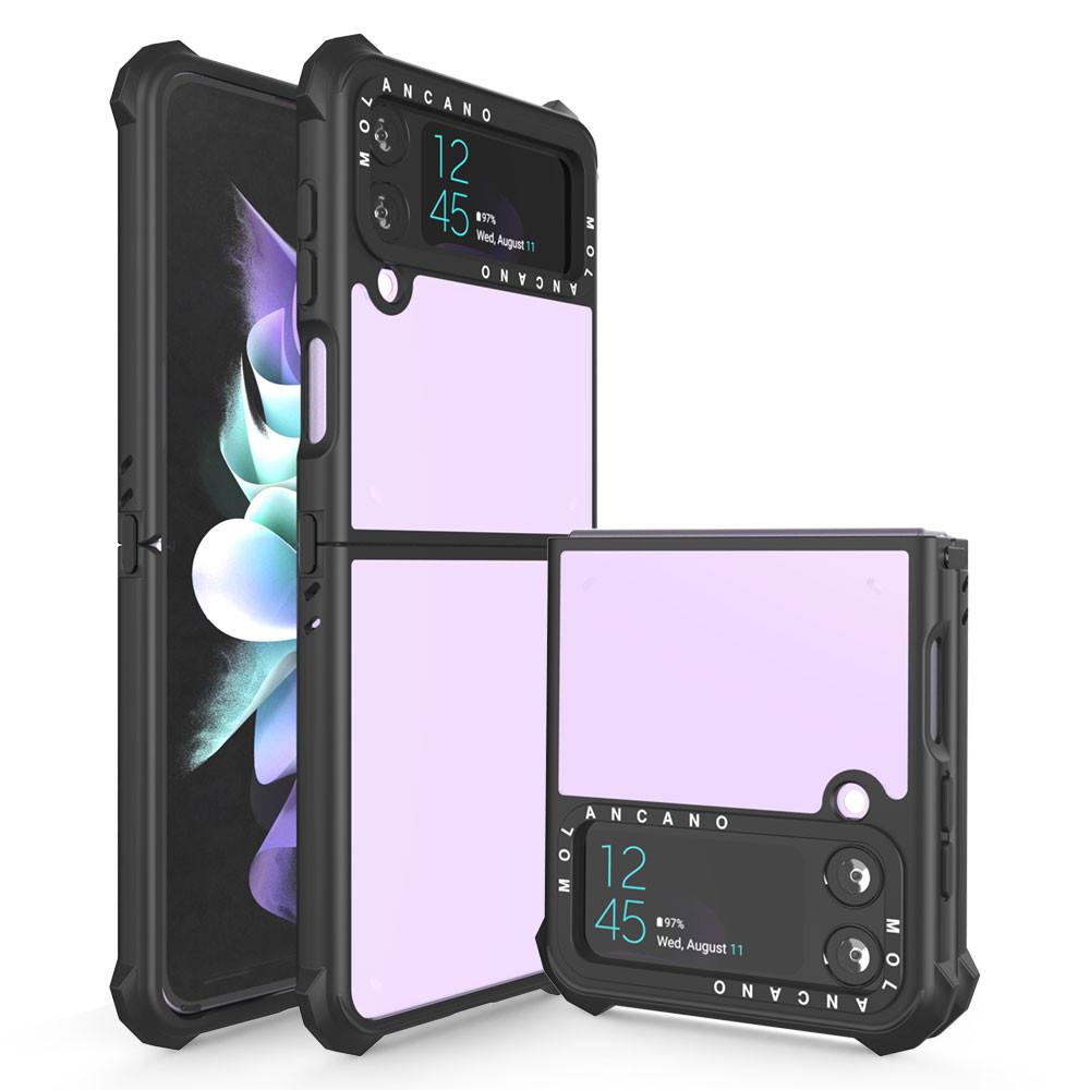 모란카노 갤럭시 Z플립4 임팩트 제로 범퍼 휴대폰 케이스