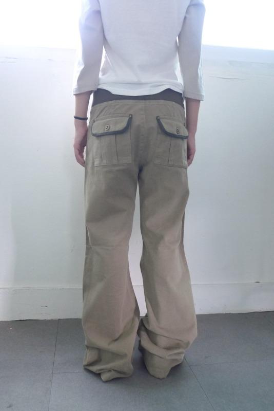 olive banding pants