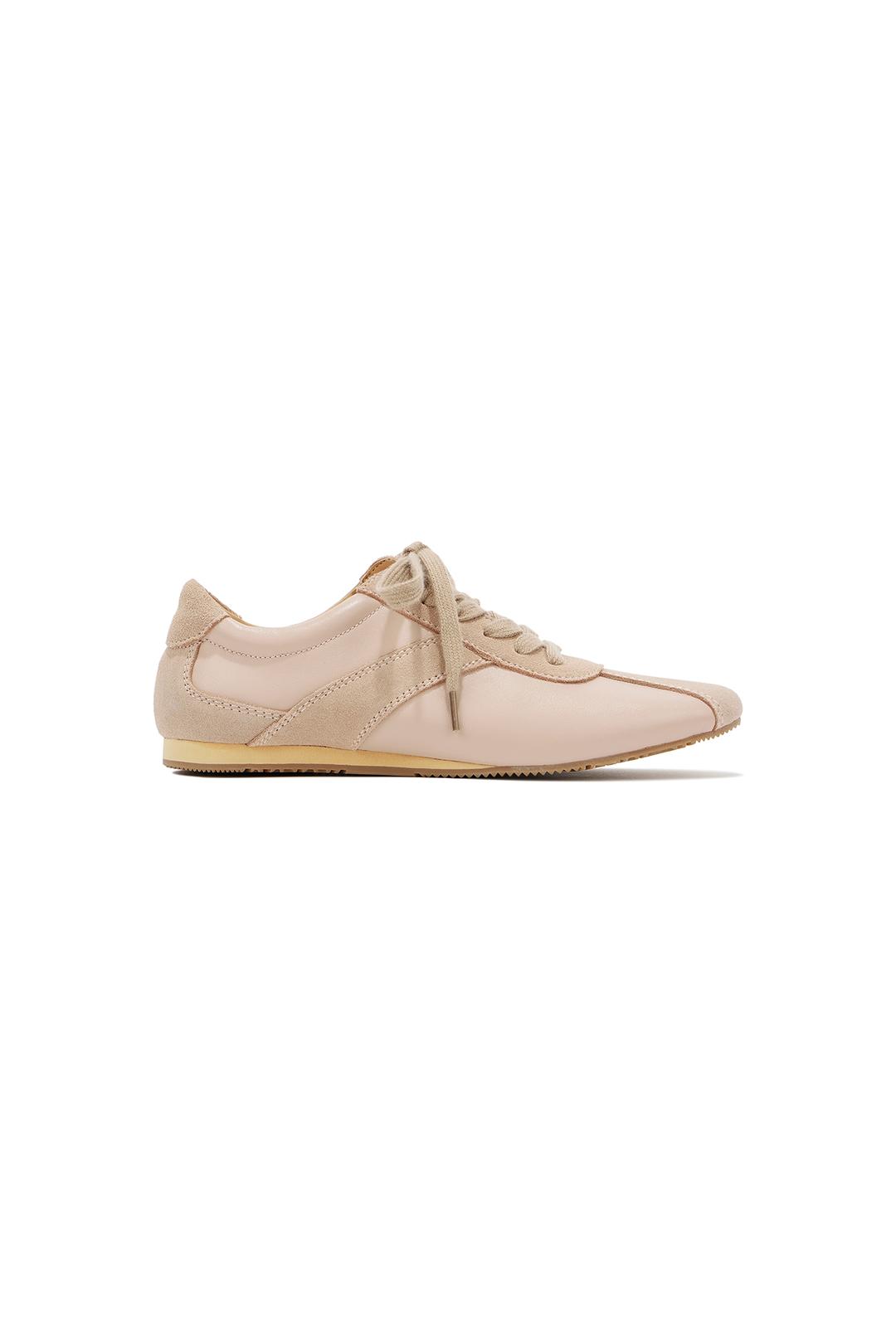 DEINET SLEEK SNEAKERS IN PINK BEIGE