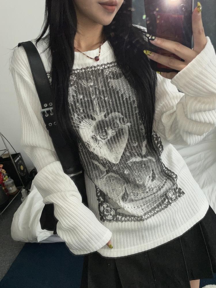 더 힙 하트 니트(2color/3-5일 여유주문)