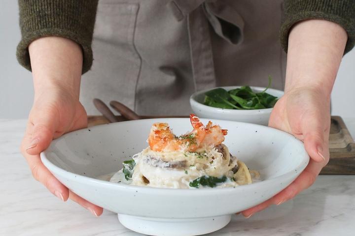 핸드메이드 도자기그릇 파스타볼 1p