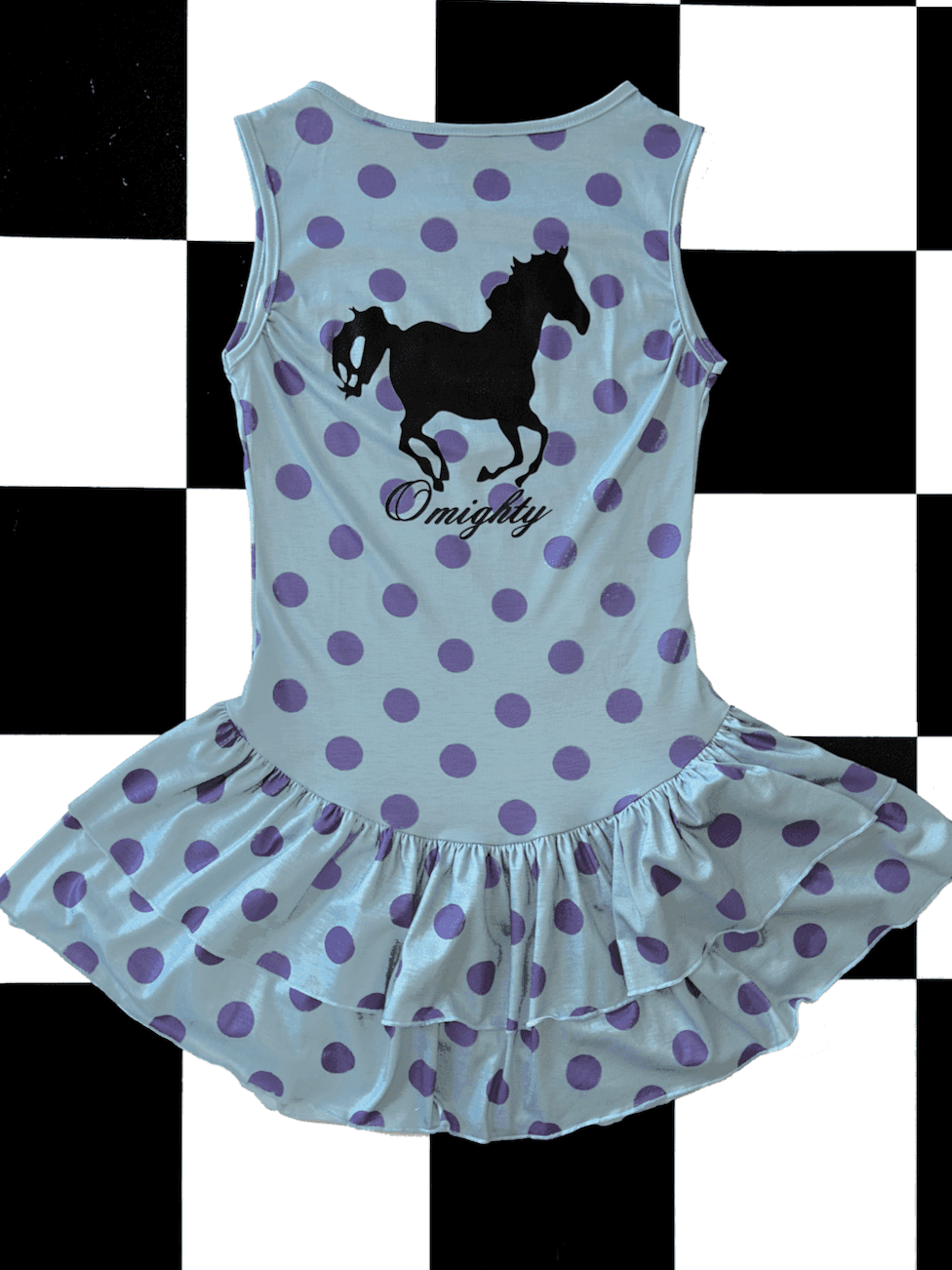 POLKA BALLET DRESS IN BLUE