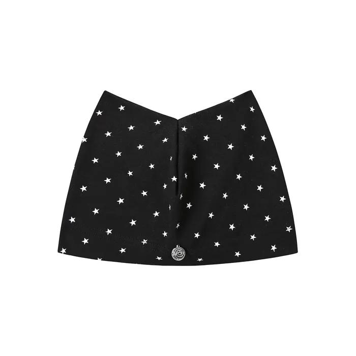 Cat Ear Star Beanie - BLACK