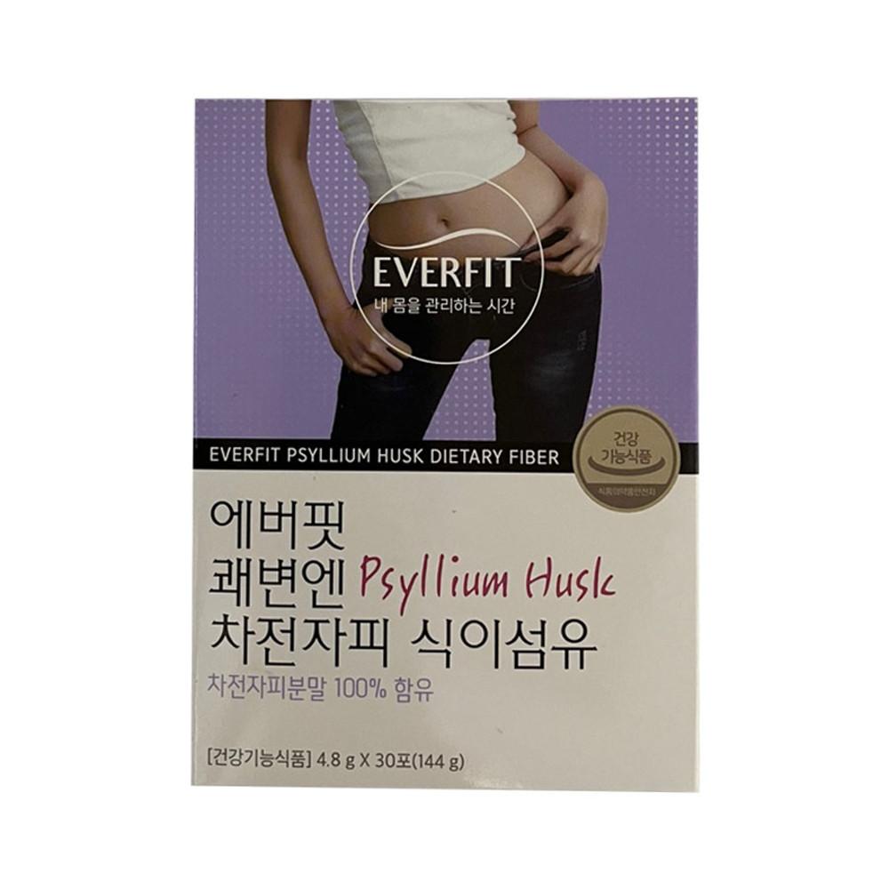 내츄럴플러스 에버핏 쾌변엔 차전자피 식이섬유 30포 1박스