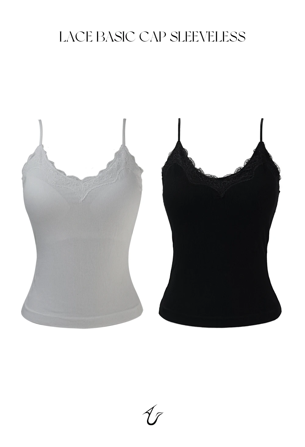 lace basic cap sleeveless