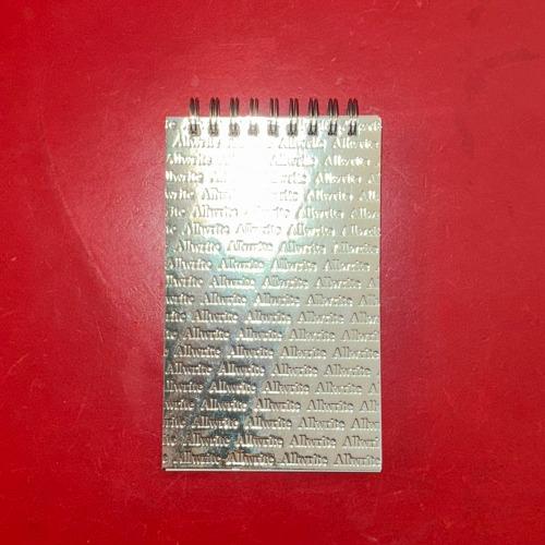 Spiral Notebook_Handy_Grid_SIlver