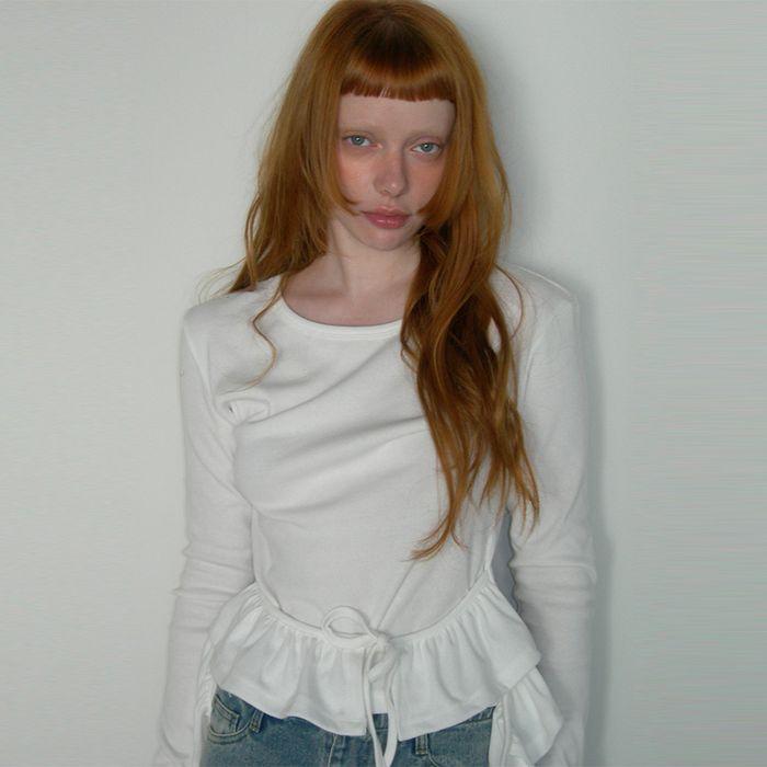Double Layered Long Sleeve White
