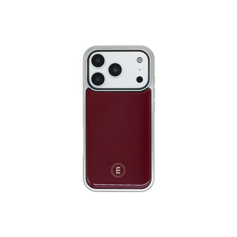 silver iphone case - wine