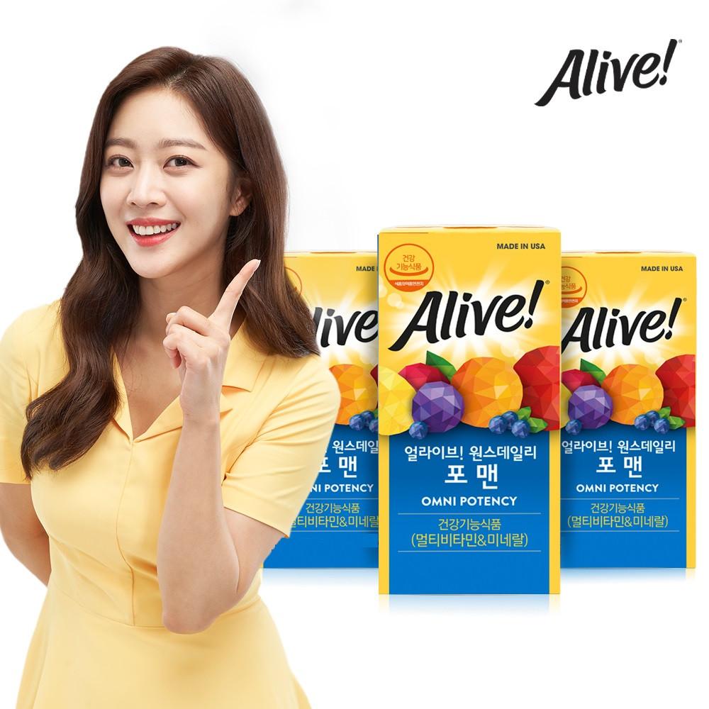 얼라이브 원스데일리 포맨 30정 3병 / 3개월분