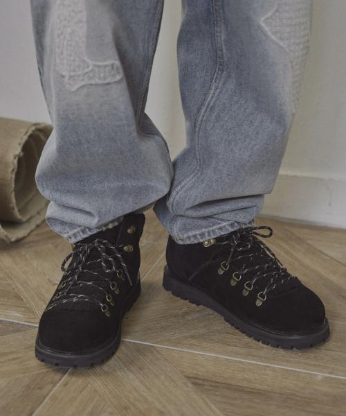 마운틴 윈터 부츠 R25U101 (블랙 스웨이드)