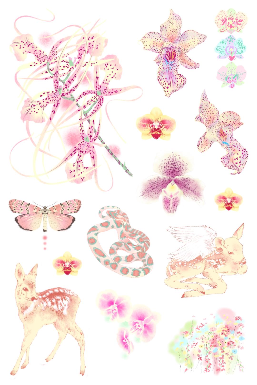 tattoosticker - yellow (: palette drops)