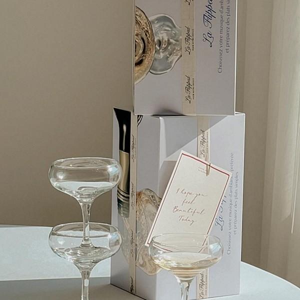 [선물하기] Old Coupe Glass 2P SET