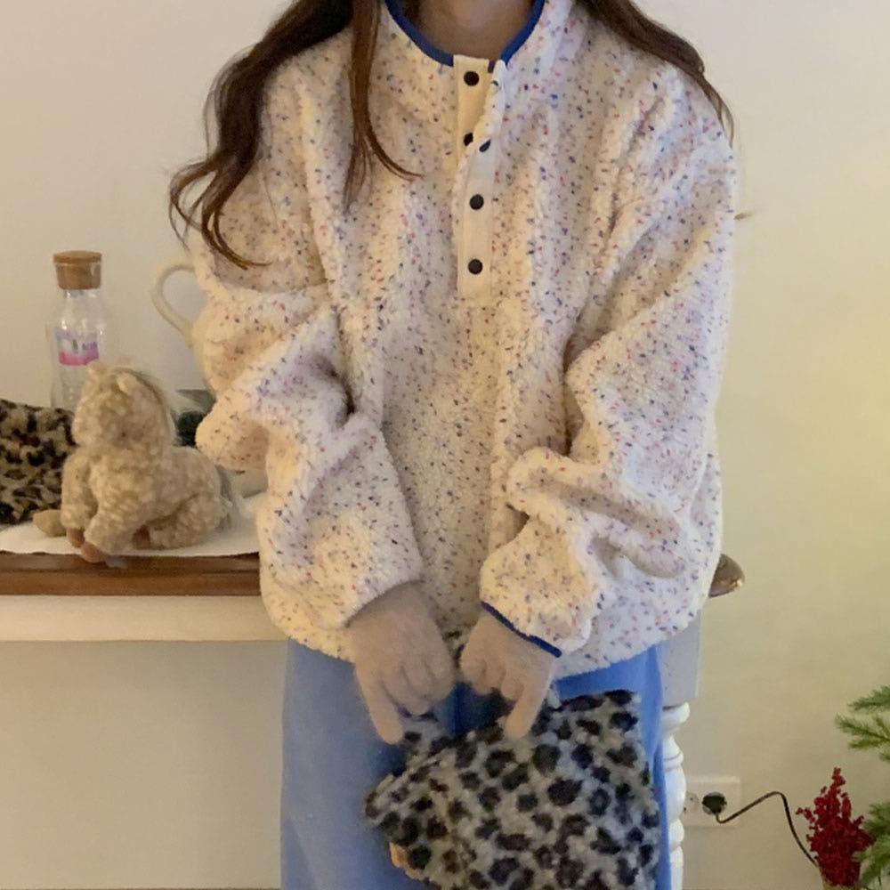 콕콕 뽀글 아노락 키치 귀여운 이지웨어 캠핑룩