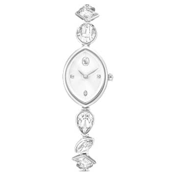 Gema 워치, 크리스털 브레이슬릿, 실버 톤, 스테인리스 스틸