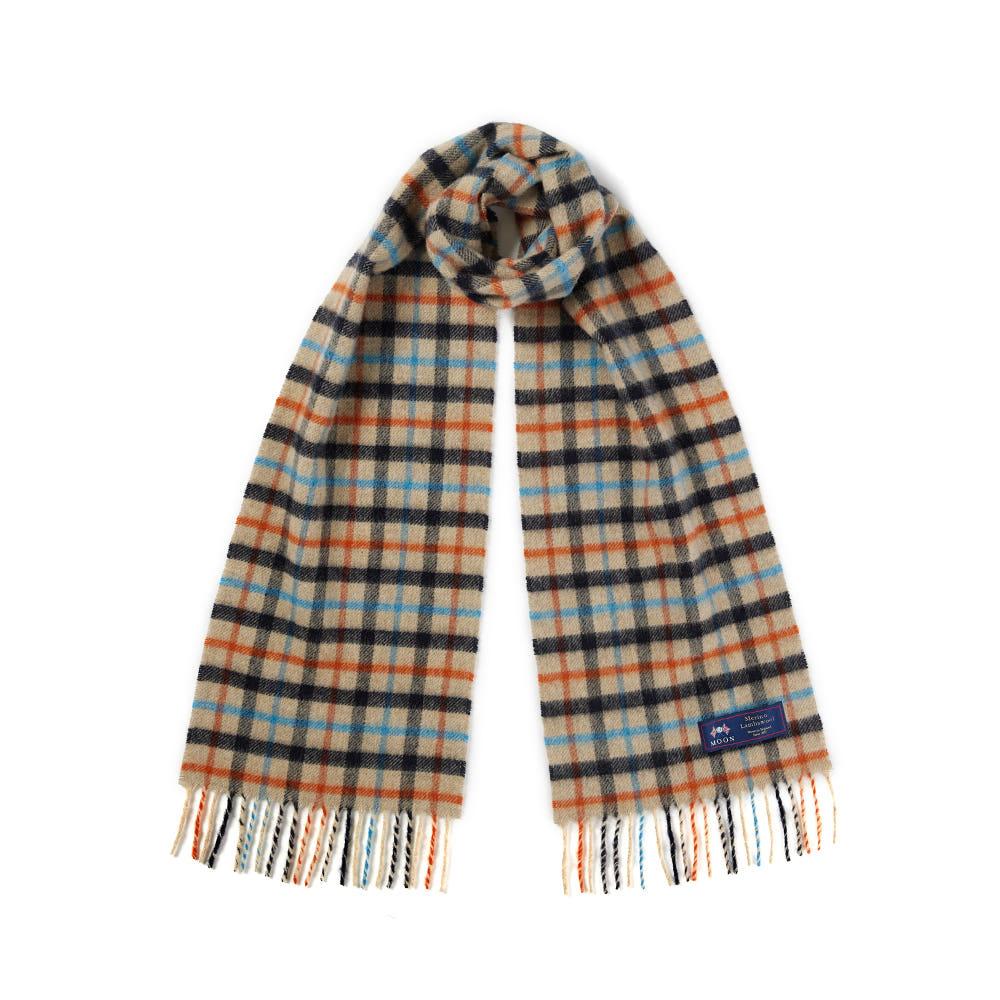 아브라함문 메리노울 머플러 25cm - 케틀웰 오렌지