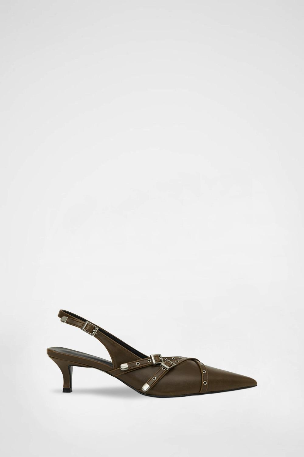 BELTED SLINGBACK