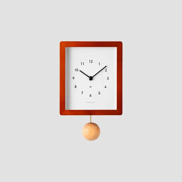 Blanc Pendulum Clock - Cafe Brown