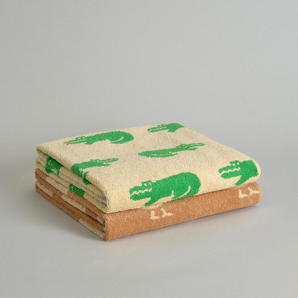 더 그란 | 바스 타월 - 타이니 크로 & 베이비 덕 (2P)