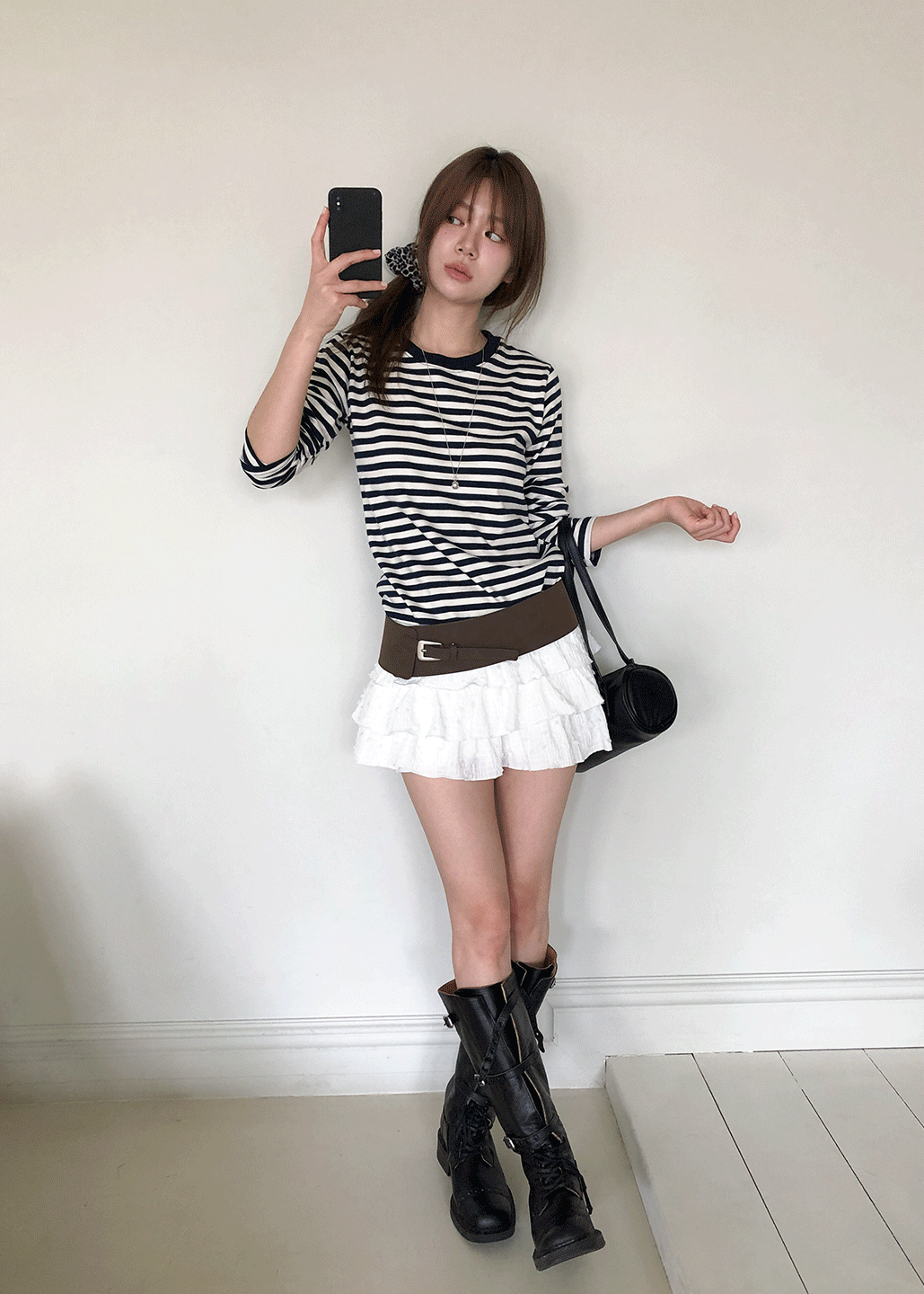 서울베이스드 BUBBLE CANCAN SKIRT