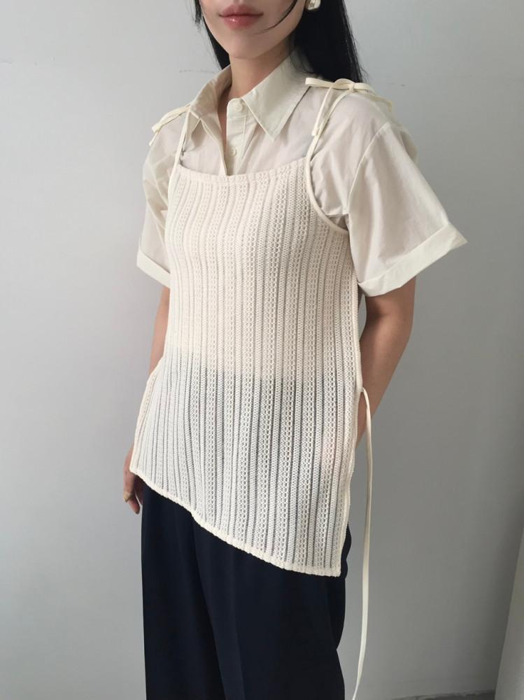 NADIN RIBBON TOP 나딘 리본 탑