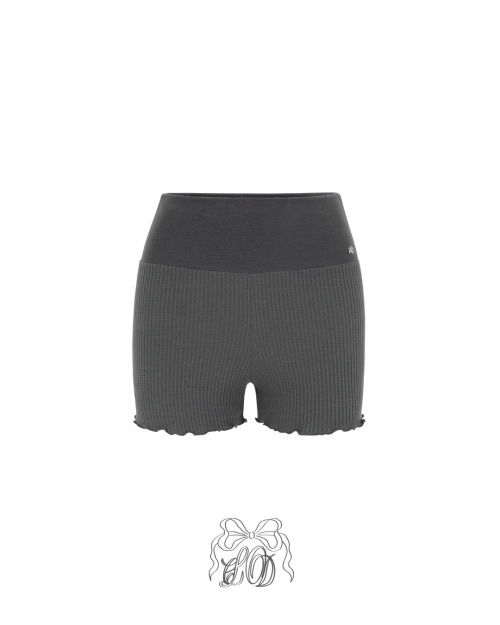 [♡MADE♡/당일출고] plain waffle half leggings