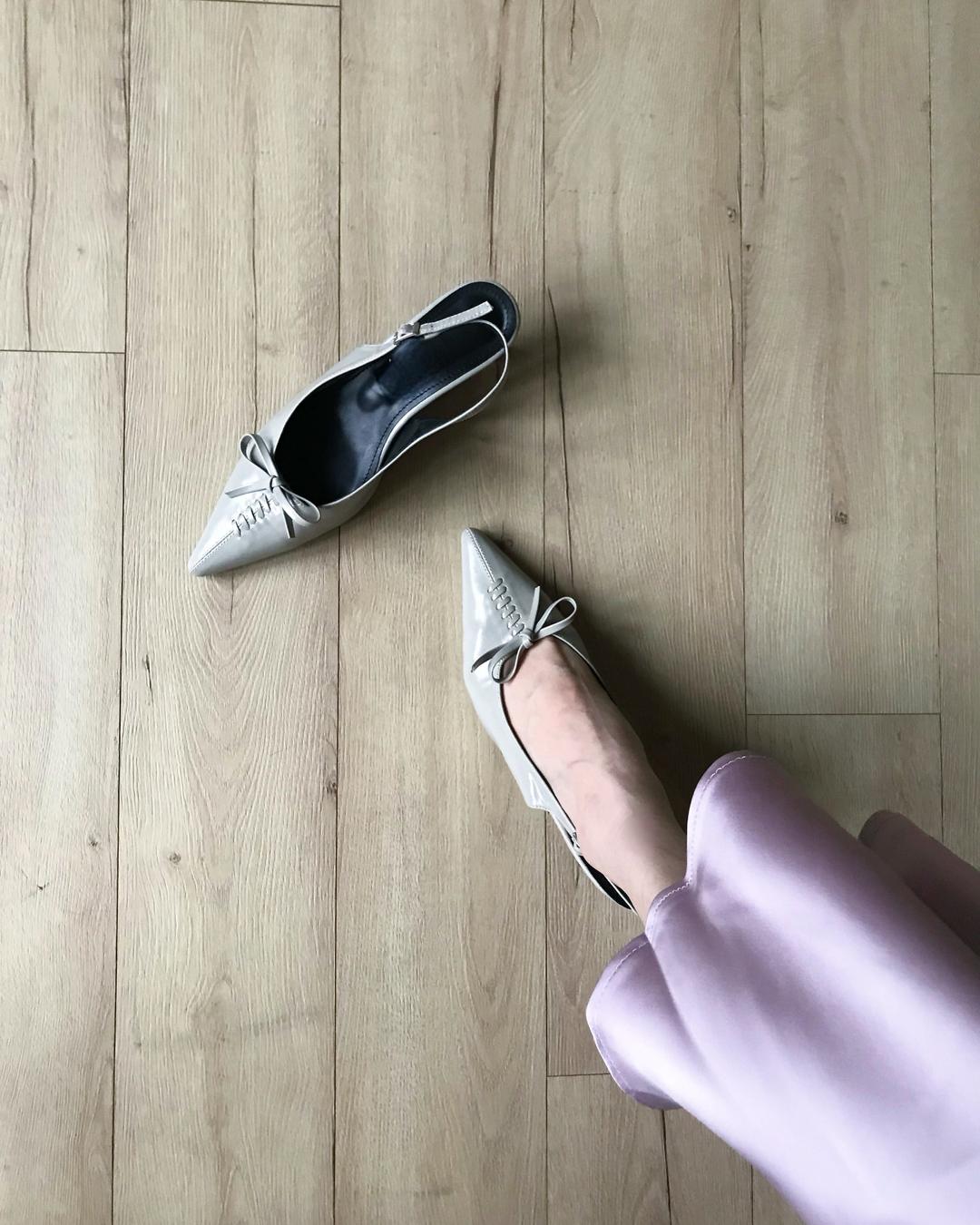 pierce eyelet stiletto heel (6cm)