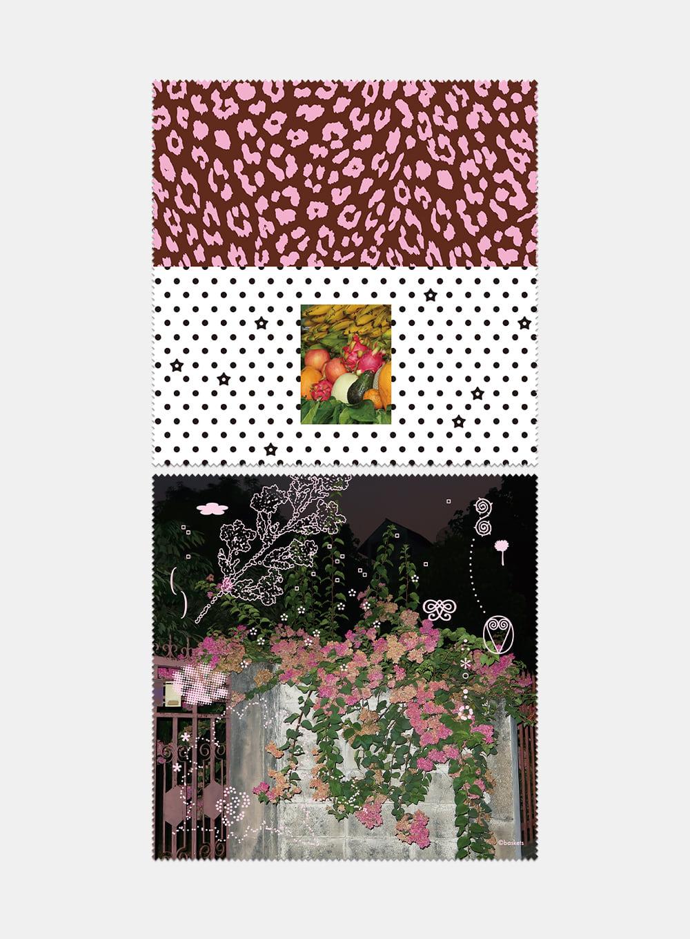 GLASSES CLEANING CLOTH Flower