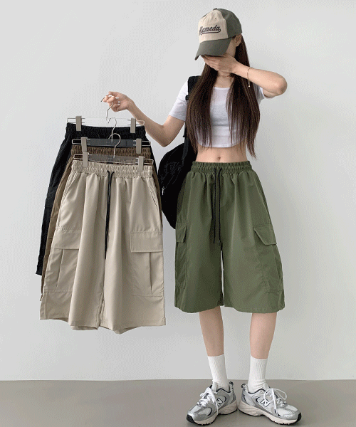 [버뮤다6부/시원하게~]강추 아이템 포인트 카고 포켓 버뮤다 6부 반바지