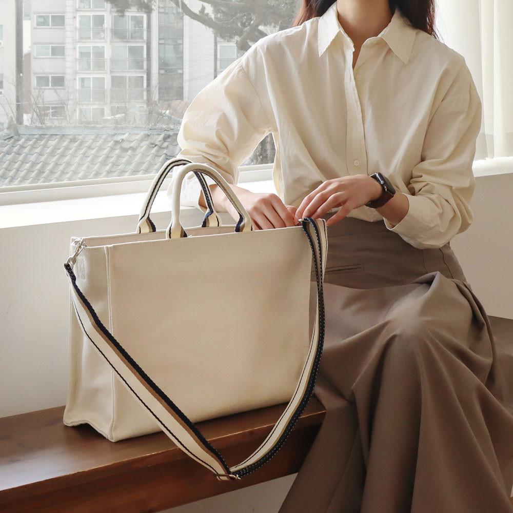 sailors 노트북 크로스 캔버스 가방 웨이브백