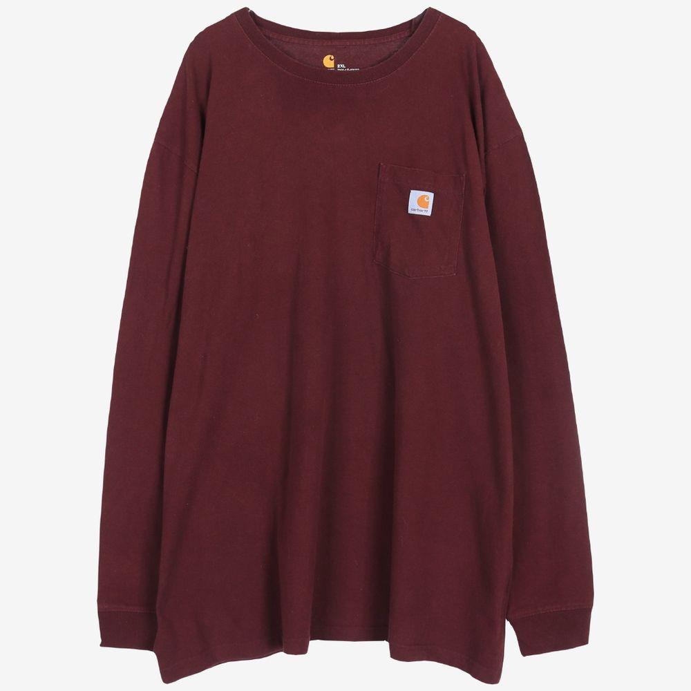 CARHARTT면 100% 긴팔 티UNISEX(XXL)