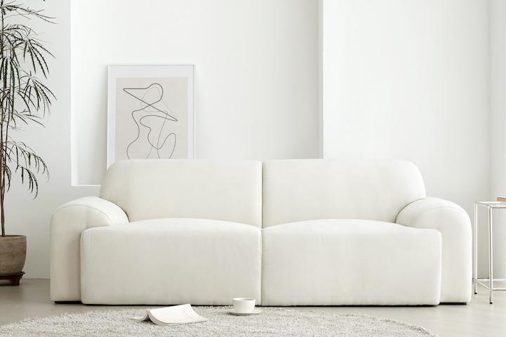 뮤즈 3인용 아쿠아텍스 패브릭 소파